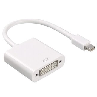 Dolphix Mini DisplayPort 1.1 auf DVI Adapter (1920 x 1200) / Weiß - 0,20 m
