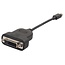 Mini DisplayPort 1.1 auf DVI aktiver Adapter (1920 x 1200) / Schwarz - 0,15 m