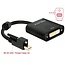 Premium Mini DisplayPort 1.2 zu DVI aktiver Adapter (1920 x 1200) / Schwarz - 0,20 m