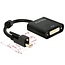 Premium Mini DisplayPort 1.2 zu DVI aktiver Adapter (1920 x 1200) / Schwarz - 0,20 m