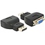 DeLOCK Premium DisplayPort-zu-VGA Adapter - DP1.2 (1920 x 1200) / Schwarz