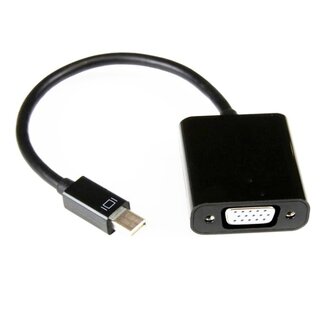 Dolphix Mini DisplayPort 1.1 auf VGA Adapter Schwarz - 0,15 m