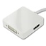 Mini DisplayPort 1.1 auf HDMI, DVI & DisplayPort Adapter Weiß - 0,20 m