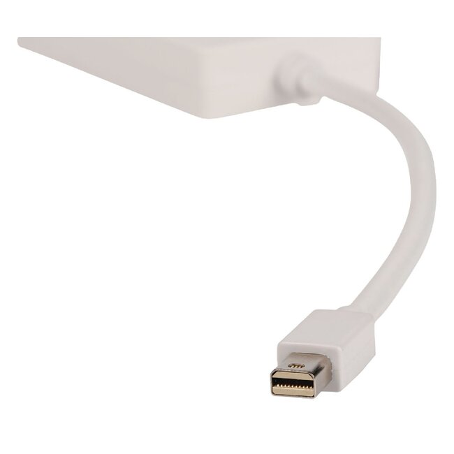 Mini DisplayPort 1.1 auf HDMI, DVI & DisplayPort Adapter Weiß - 0,20 m