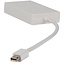 Mini DisplayPort 1.1 auf HDMI, DVI & VGA Adapter Weiß - 0,20 m