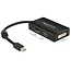 Premium Mini DisplayPort 1.1a auf HDMI, DVI & DisplayPort Adapter, Schwarz - 0,15 m