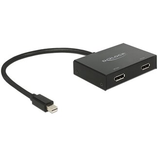 DeLOCK DeLOCK Mini DisplayPort auf 2x DisplayPort Splitter 4K 0,30m