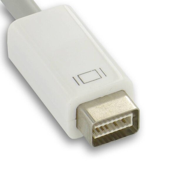 Mini DVI (m) auf HDMI (w) Adapter Weiß - 0,15 m