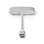Nedis Premium USB-C auf HDMI 4K 30Hz, USB-A & USB-C PD 100W Adapter Aluminium - 0,20 m