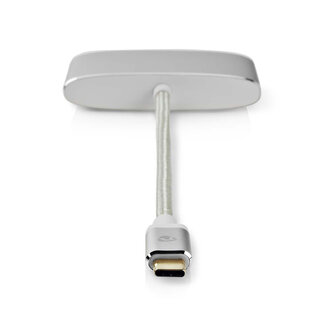 Nedis Nedis Premium USB-C auf VGA, USB-A & USB-C PD Adapter mit DP Alt Mode (1920 x 1200) / Aluminium - 0,20 m