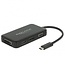 Premium USB-C auf HDMI, DVI, DisplayPort & VGA Adapter mit DP Alt Mode, Schwarz - 0,15 m