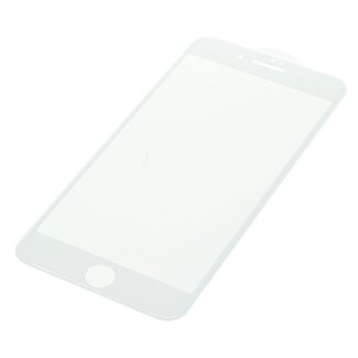 OTB Displayschutz aus gehärtetem Glas für Apple iPhone 7 Plus (weiß) Full Cover