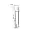 ISO (w) - DIN (m) Autoantenne Adapter - 0,20 Meter