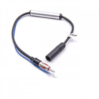 VHBW DIN (m) - DIN (w) Autoantenne Adapter mit Phantomspeisung - 0,35 m