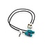 2x Fakra Z (m) - 2x Fakra B (w) Antennenadapterkabel - RG174 - 50 Ohm - Schwarz - 0,20 m