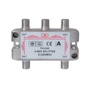 S-Impuls F-Satellitenverteiler 4-fach / 5-2400 MHz