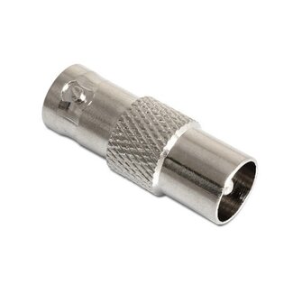 S-Impuls Koax IEC (m) - BNC (w) Adapter