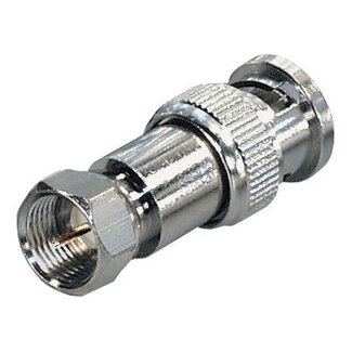 S-Impuls F-Stecker (m) auf BNC-Stecker (m) Adapter