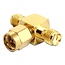 SMA (m) - 2x SMA (w) T-Adapter / 50 Ohm