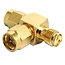 SMA (w) - 2x SMA (m) T-Adapter / 50 Ohm