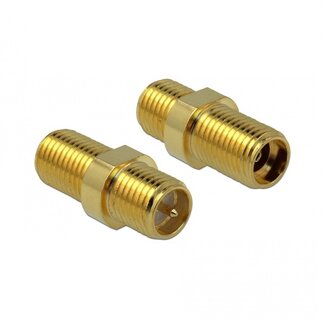 DeLOCK RP-SMA (m) zu SMA (m) Adapter - 50 Ohm / 3 GHz