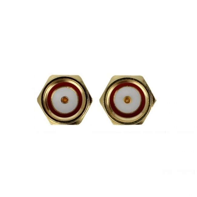 RP-SMA (m) auf SMA (m) Winkeladapter - 50 Ohm / 10 GHz