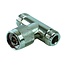 N (m) - 2x N (w) T-Adapter - 50 Ohm