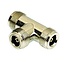 N (m) - 2x N (m) T-Adapter - 50 Ohm