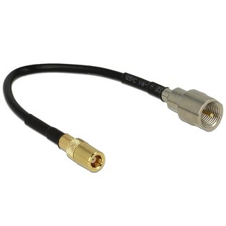 DeLOCK FME (m) - SMB (m) Adapter RG-174 / 50 Ohm 0,10 m