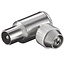 Koax IEC (m) Schraubverbinder - Metall / Winkel