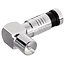 Koaxial IEC (m) Kompressionsstecker - Metall / Winkel