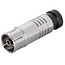 Koaxial IEC (v) Kompressionsstecker - Metall / gerade