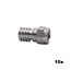 Hirschmann F-59-ALM Koaxial F-Stecker 3,9/7,2 - 10 Stück