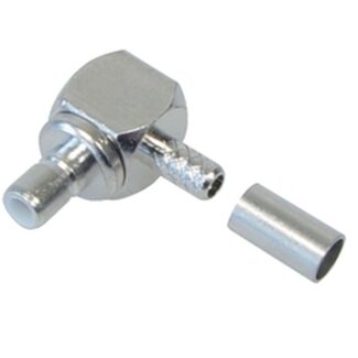 MaxTrack SMB (v) Winkel-Krimpenstecker für RG-174
