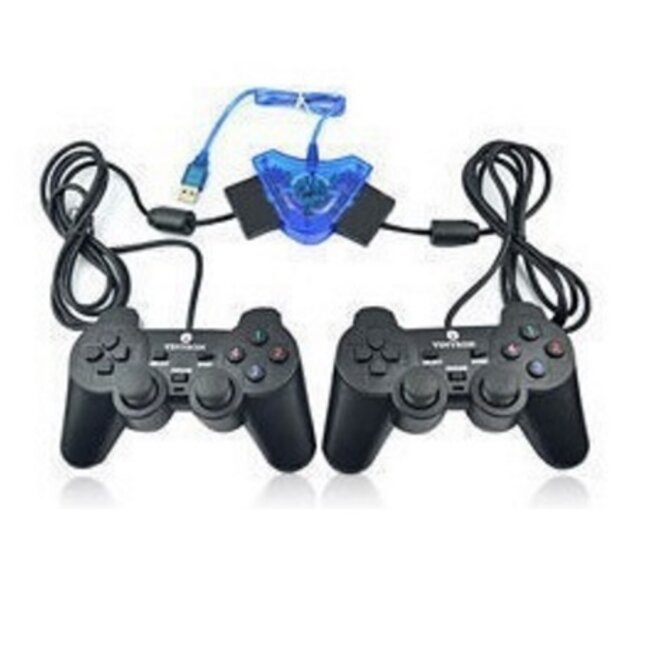 Duo USB Adapter für PlayStation 1 & 2 Controller - 0,30 m