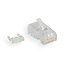 RJ45 Crimpstecker (UTP) für CAT6 Netzwerkkabel (starr/flexibel) - 10 Stück (2-teilig)