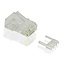 RJ45 Crimpstecker (UTP) für CAT6/6a Netzwerkkabel (starr/flexibel) - 100 Stück (2-teilig)