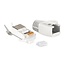 RJ45 Crimp-Stecker (STP) für CAT6/6a/7/7a Netzwerkkabel (starr/flexibel) - 10 Stück (3-teilig) / Grau
