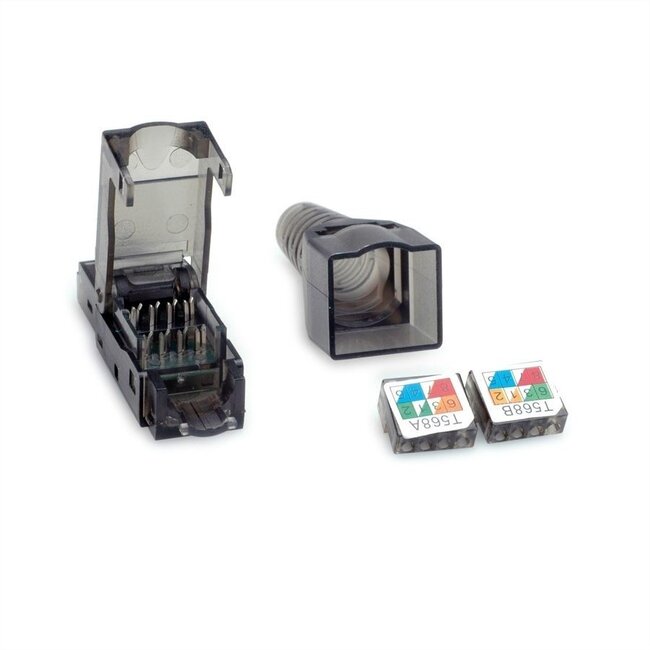 RJ45 werkzeugloser Stecker für U/UTP CAT6 Netzwerkkabel - Stück