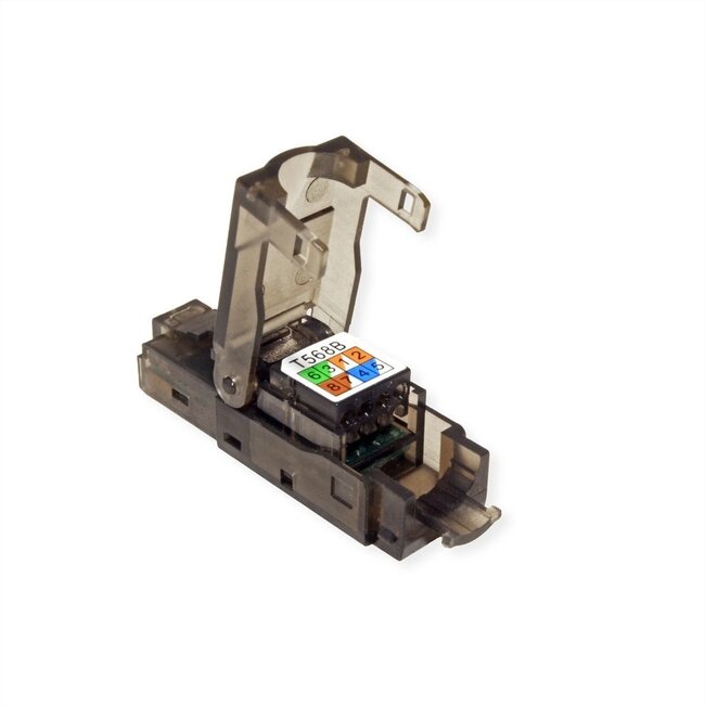 RJ45 werkzeugloser Stecker für U/UTP CAT6a Netzwerkkabel - Stückpreis