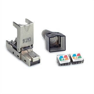 Value RJ45 werkzeugloser Stecker für F/UTP / S/FTP CAT6 Netzwerkkabel - Einzelstück