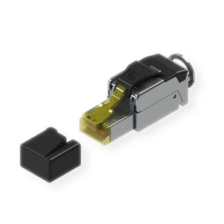 Roline Premium RJ45 werkzeugloser Stecker für F/UTP / S/FTP CAT6a Netzwerkkabel - Stück