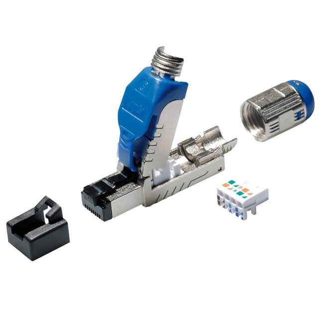 Premium RJ45 werkzeugloser Stecker für F/UTP / S/FTP CAT8.1 Netzwerkkabel - Stück