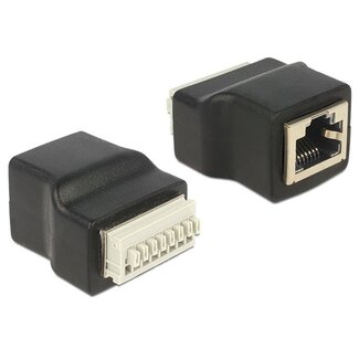 DeLOCK RJ45 Druckverbinder für U/UTP CAT5e/CAT6 Netzwerkkabel - Stückpreis