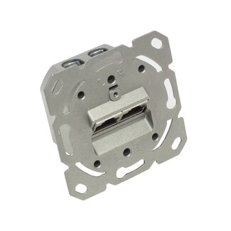 Good Connections Premium CAT6 Gigabit Netzwerk Einbaudose mit 2 abgeschirmten RJ45 Anschlüssen