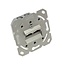 Premium CAT6a Gigabit Netzwerk Einbaudose mit 2 RJ45 Anschlüssen – geschirmt