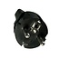 C13 - CEE 7/7 Stromadapter / Schwarz