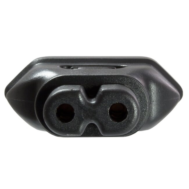 C7 - CEE 7/16 Stromadapter / Schwarz