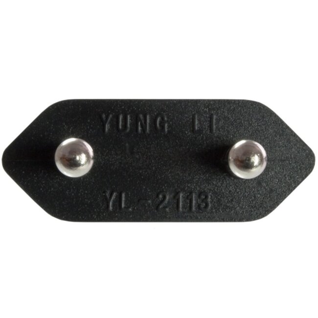 C7 - CEE 7/16 Stromadapter / Schwarz