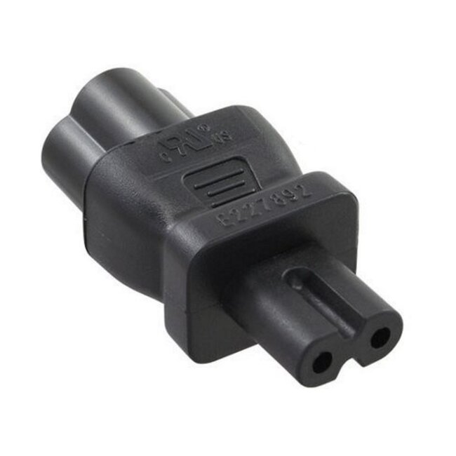 C7 - C6 Stromadapter / Schwarz